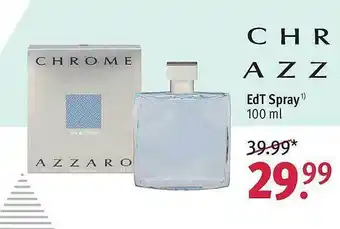 Rossmann Chrome azzaro edt spray Angebot