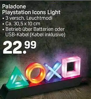 Rossmann Paladone playstation icons light Angebot