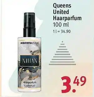 Rossmann Queens united haarparfum Angebot