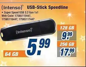 Expert (intenso) usb-stick speedline Angebot