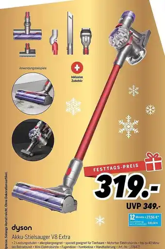 MEDIMAX Dyson akku-stielsauger v8 extra Angebot