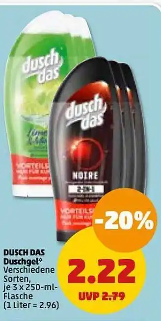 PENNY Dusch das duschgel Angebot