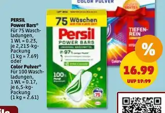 PENNY Persil power bars oder color pulver Angebot