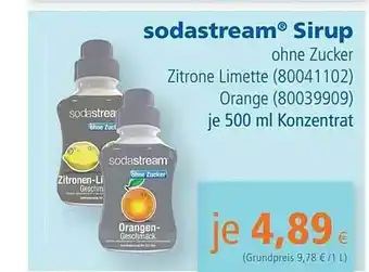 Apotal Sodastream sirup Angebot