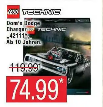 Marktkauf Lego tenchnic dom's dodge charger „42111“ Angebot