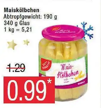 Marktkauf Maiskölbchen gut & günstig Angebot