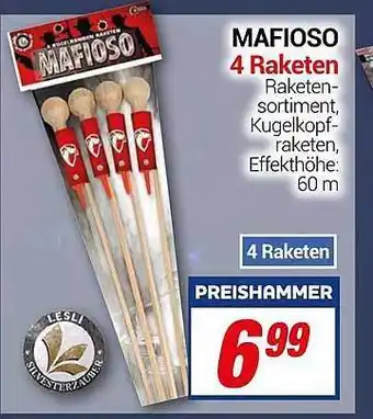 CENTERSHOP Mafioso 4 raketen Angebot