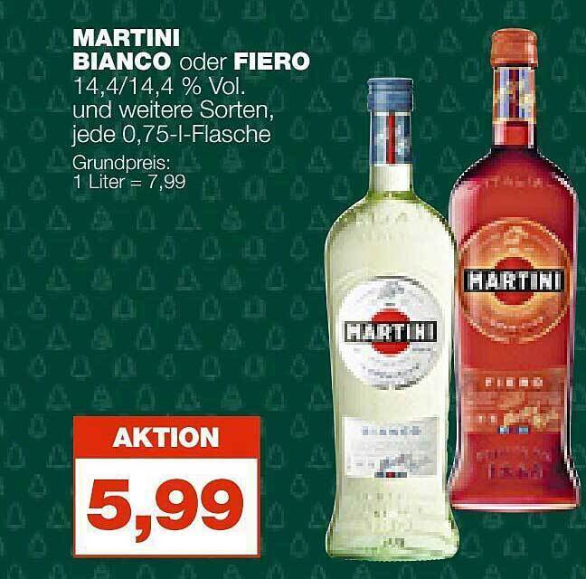 Martini bianco oder fiero Angebot bei mein real