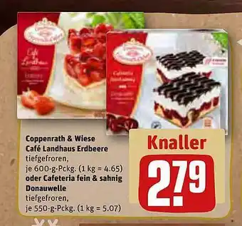 REWE Kaufpark Coppenrath & wiese café landhaus erdbeere oder cafeteria fein & sahnig donauwelle Angebot