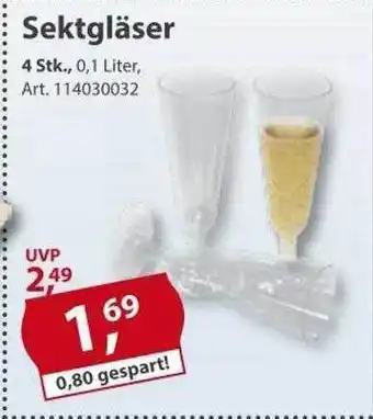 Sonderpreis Baumarkt Sektgläser Angebot