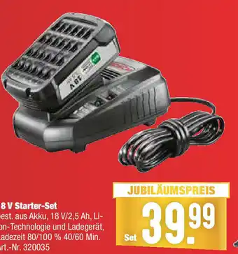 Hellweg 18V Starter Set Angebot