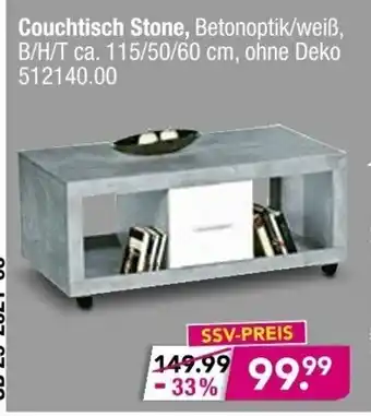 Möbel Boss Couchtisch Stone Angebot