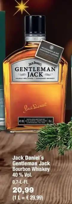 alldrink Jack Daniel's Gentleman Jack Bourbon Whiskey 40% Vol/ 0,7 l Fl. Angebot