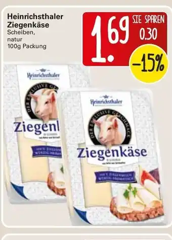 WEZ Heinrichsthaler Ziegenkäse 100g Angebot