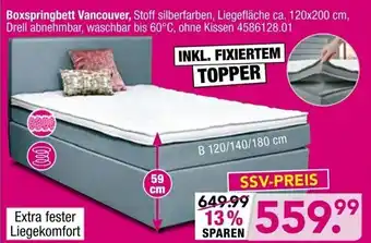 Möbel Boss Boxspringbett Vancouver Angebot