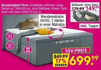 Möbel Boss Boxspringbett Persi Angebot