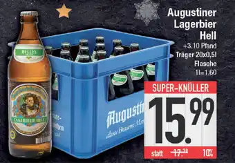 E-Center Augustiner Lagerbier Hell 20x0,5 l Flasche Angebot