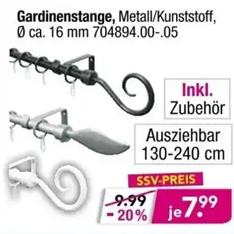 Möbel Boss Gardinenstange Angebot