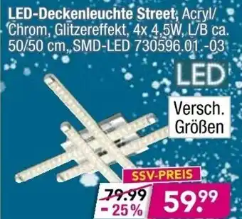 Möbel Boss LED Deckenleuchte Street Angebot