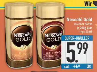 E-Center Nescafé Gold 200 g Glas Angebot