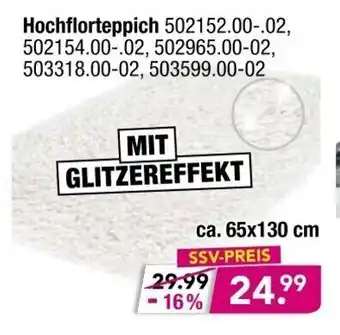 Möbel Boss Hochflorteppich Angebot