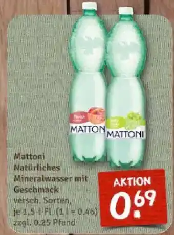 nahkauf Mattoni Mineralwasser 1.5L Angebot