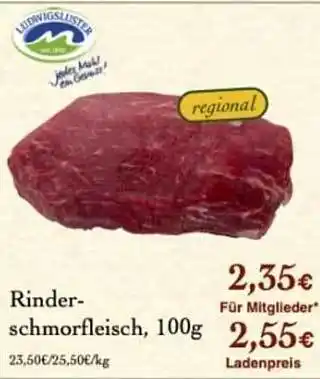 LPG Biomarkt Rinderschmorfleisch Angebot