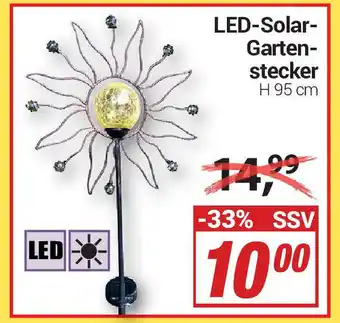 CENTERSHOP LED Solar Gartenstecker Angebot