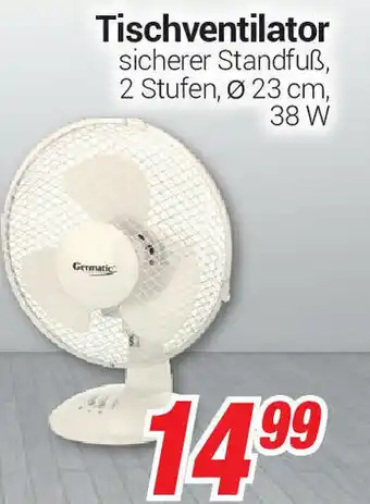 CENTERSHOP Tischventilator Angebot