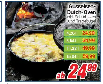 CENTERSHOP Gusseisen Dutch Oven Angebot