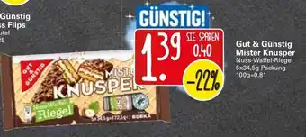 WEZ Gut & Günstig Mister Knusper Angebot