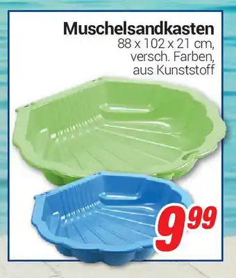 CENTERSHOP Muschelsandkasten Angebot