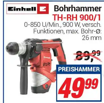 CENTERSHOP Einhell Bohrhammer TH-RH 900/1 Angebot