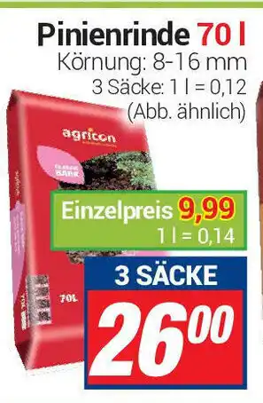 CENTERSHOP Pinienrinde 70L Angebot