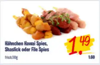 2Brüder Hähnchen Hawani Spies, Shaslick oder File Spies Angebot