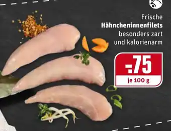 REWE Frische Hähncheninnenfilets 100 g Angebot