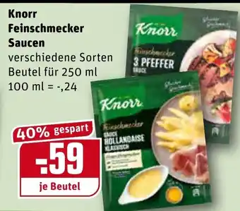 REWE Knorr Feinschmecker Saucen Angebot