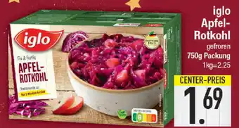 E-Center iglo Apfel-Rotkohl 750 g Packung Angebot