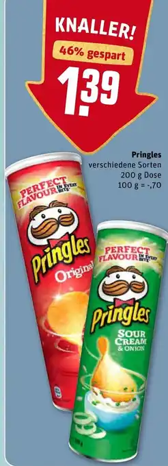 REWE Pringles 200g Dose Angebot