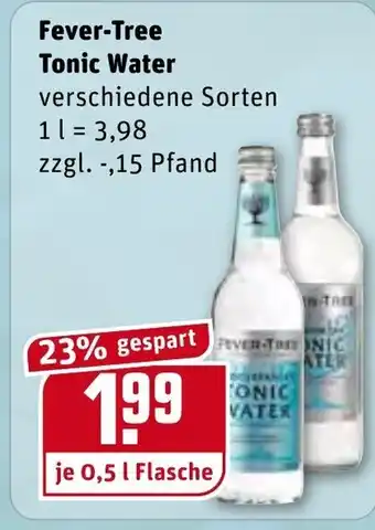 REWE Fever Tree Tonic Water 0,5L Angebot