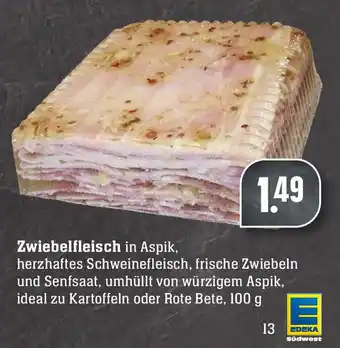 Edeka Zwiebelfleisch 100g Angebot