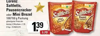 Meyer's Frischemarkt Lorenz saltletts, pausencracker oder mini brezel Angebot