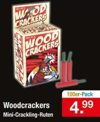 Zimmermann Woodcrackers Mini Crackling Ruten 100er Pack Angebot