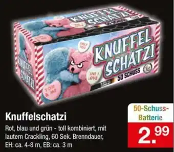 Zimmermann Knuffelschatzi 50 Schuss Batterie Angebot