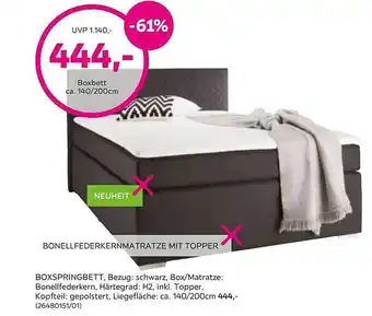 Mömax Boxspringbett Angebot