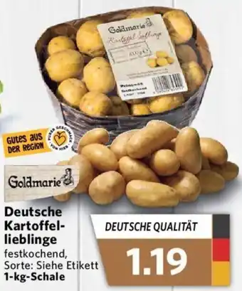 Combi Goldmarie Deutsche Kartoffellieblinge 1 kg Schale Angebot