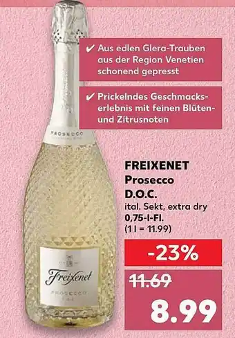 Kaufland Freixenet Prosecco D.O.C. Angebot