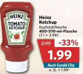 Combi Heinz Ketchup 400-570 ml Flasche Angebot