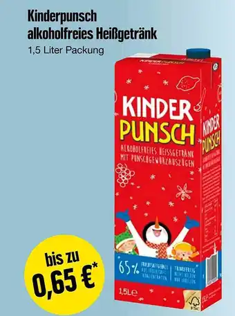 Edeka Kinderpunsch alkoholfrei heißgetränk Angebot