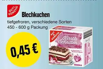 Edeka Gut & günstig blechkuchen Angebot